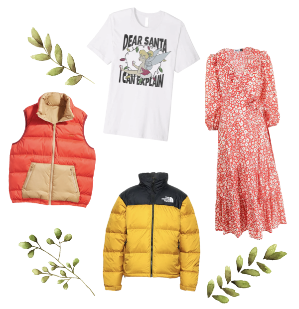 stylight-2021-christmas-movie-report-love-hard-netflix-fashion-style-nina-dobrev-dress-shirt-jacket